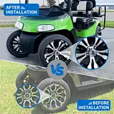 SS center caps for golf cart wheels​